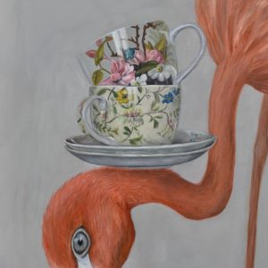 Quirky Birds Only High Tea – Flamingo