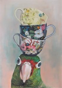 Quirky Birds Only High Tea - Parrot