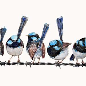 Wrens on a Wire