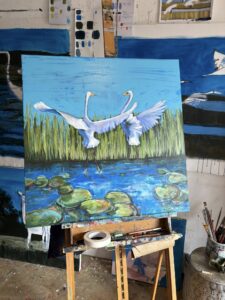 Dancing in the Pond